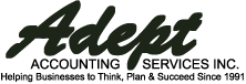 adept accounting services logo